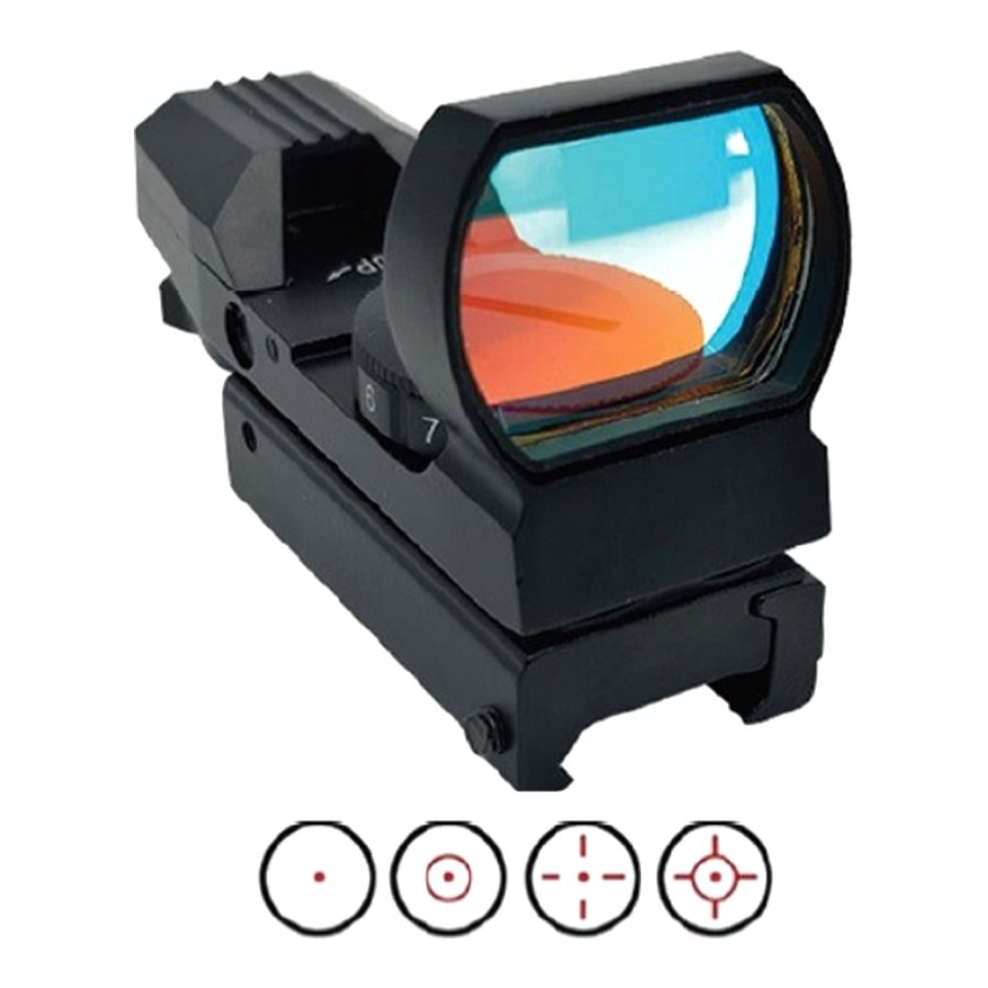 Reflex Sight, Multi-Reticle, Black
